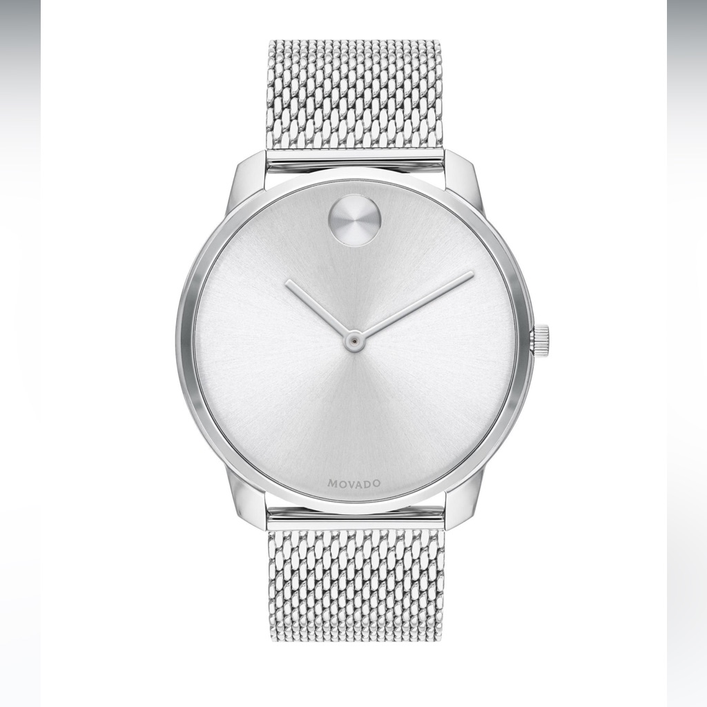 Silver Movado Watch - Unisex - Brand New - Never Worn